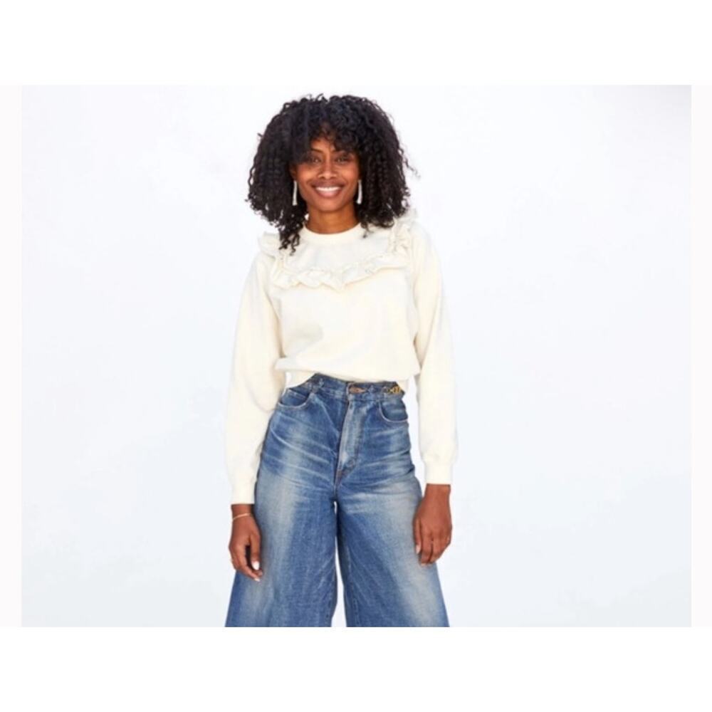 Claire V. Charlotte Sweatshirt Size Large